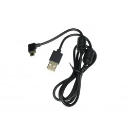 KABEL USB WTYK A - MICRO USB WTYK CZARNY KĄTOWY 1M