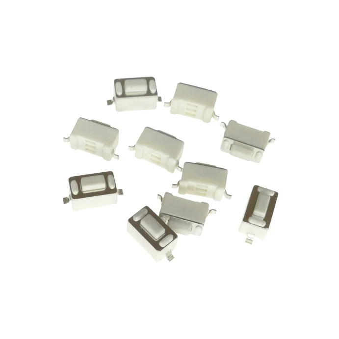 MIKROPRZEŁĄCZNIK 3.5*6*4.3 SMD 2 PIN BIAŁY 10 SZTUK