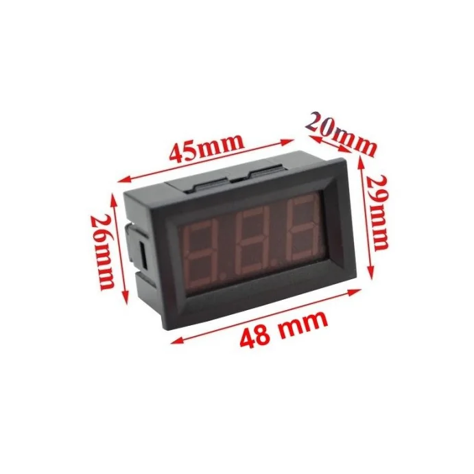 WOLTOMIERZ 4.5V - 30V CYFROWY ZIELONY