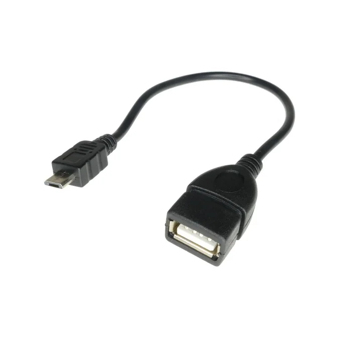 ADAPTER USB GNIAZDO TYP A - MICRO USB WTYK 20 CM