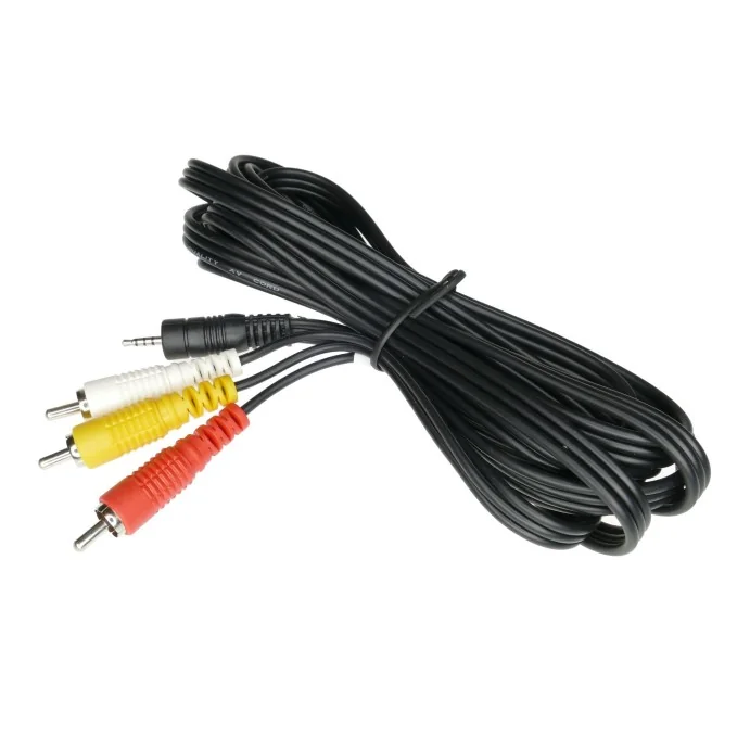 KABEL JACK 2.5 MM 4 POLOWY - 3XRCA (CINCH) 2.5M