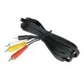 KABEL JACK 2.5 MM 4 POLOWY - 3XRCA (CINCH) 2.5M