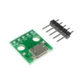 GNIAZDO MICRO USB PRZEJŚCIE NA PCB 5 PIN