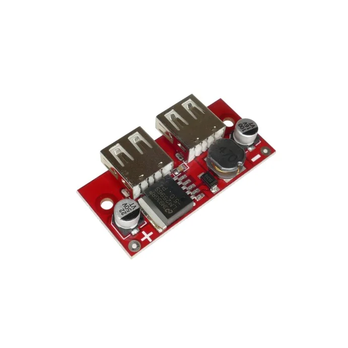 PRZETWORNICA STEP DOWN 40V/5V 2A DWA GNIAZDA USB