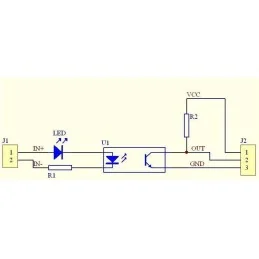 MODUŁ 1 KANAŁOWY OPTIZOLATOR PC817 12V