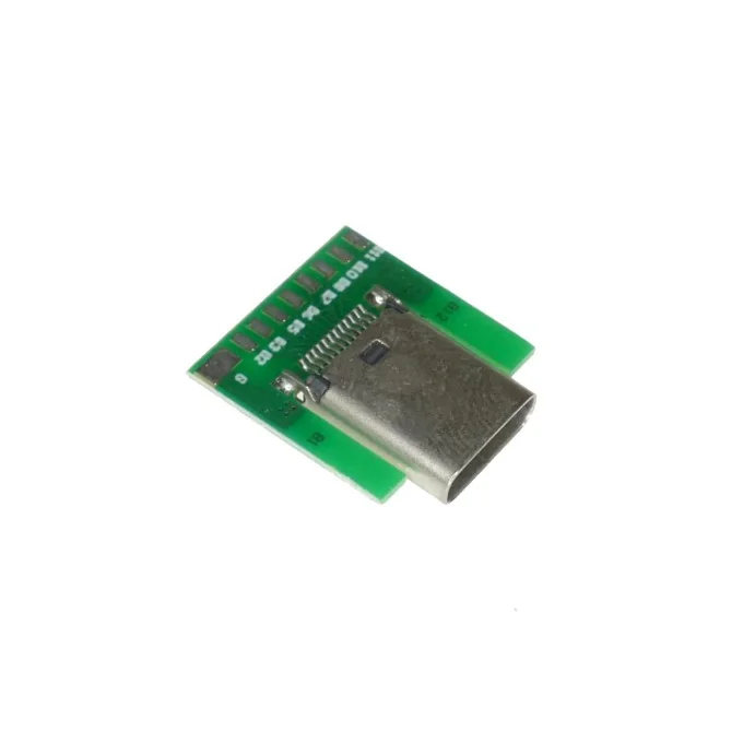 GNIAZDO USB 3.1 TYP C PRZEJŚCIE NA PCB 24 PIN