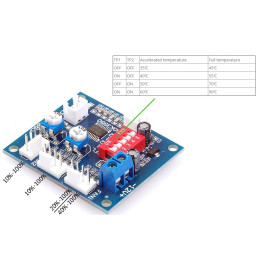 STEROWNIK WENTYLATORÓW CHŁODZĄCYCH 12V Z POMIAREM TEMPERATURY