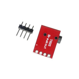 MODUŁ Z GNIAZDEM MINI JACK 3.5 MM TRRS - 4 POLA