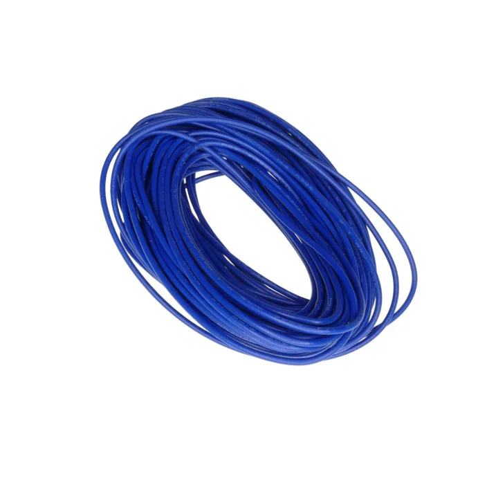 PRZEWÓD 1 ŻYŁOWY PVC 24AWG 0,25 MM2 10M NIEBIESKI