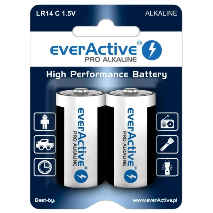 BATERIA ALKAICZNA LR14 EVERACTIVE PRO ALKALINE - 2 SZTUKI