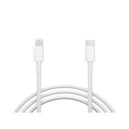 KABEL USB TYPU C - IPHONE LIGHTING 1M BIAŁY ZAWIESZKA