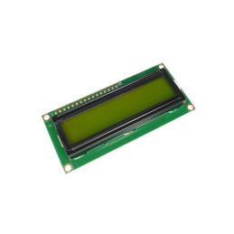 WYŚWIETLACZ LCD 2*16 ŻÓŁTY HD44780