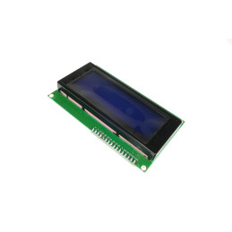 WYŚWIETLACZ LCD 4*20 HD44780 + KONWERTER I2C NIEBIESKI