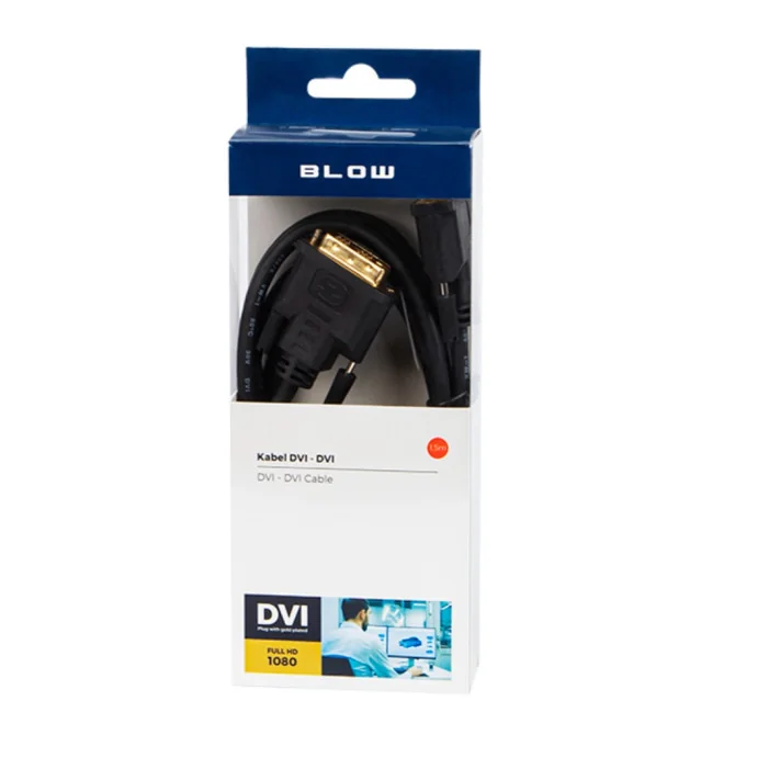 KABEL DVI-DVI 1.5M (18+1)