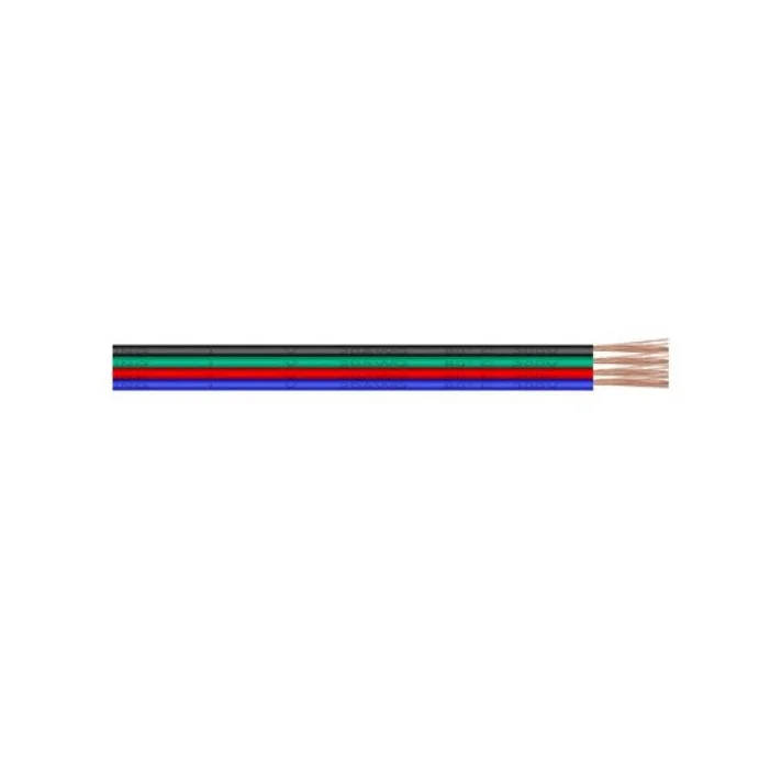 PRZEWÓD KABEL DO TAŚM LED RGB 4 ŻYŁOWY AWG22