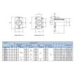 ŁOŻYSKO LINIOWE Z KOŁNIERZEM LMH12UU 12*21*30 MM