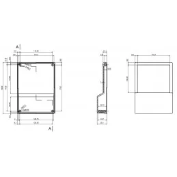 OBUDOWA PLASTIKOWA 190 X 138 X 59 Z20A CZARNA