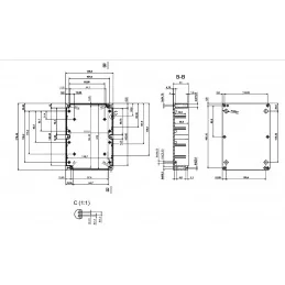 OBUDOWA PLASTIKOWA 176.8 X 126 X 55.7 Z74 JASNA HERMETYCZNA