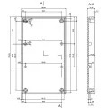 OBUDOWA PLASTIKOWA 177.9 X 101.5 X 36.6 Z72 JASNA