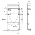 OBUDOWA PLASTIKOWA 154 X 84.5 X 42.5 Z78 CZARNA ABS