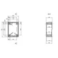 OBUDOWA PLASTIKOWA 66 X 48 X 30 Z24U