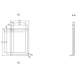 OBUDOWA PLASTIKOWA 46 X 31 X 16 Z43 CZARNA ABS