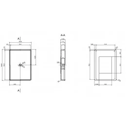 OBUDOWA PLASTIKOWA 84 X 59 X 30 Z23 JASNA