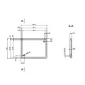 OBUDOWA PLASTIKOWA 66 X 49 X 28 Z68 ABS