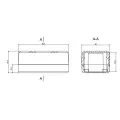 OBUDOWA PLASTIKOWA 99.8 X 56.1 X 43.3 Z45 CZARNA