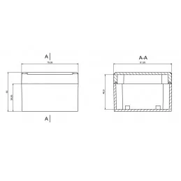 OBUDOWA PLASTIKOWA 82 X 80 X 55 Z111 JASNA