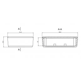 OBUDOWA PLASTIKOWA 109.2 X 79.2 X 31.9 Z73 CZARNA