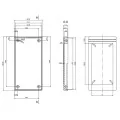 OBUDOWA PLASTIKOWA 129 X 68 X 24 Z34 CZARNA