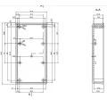 OBUDOWA PLASTIKOWA 145 X 74 X 40 Z52U CZARNA