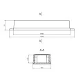 OBUDOWA PLASTIKOWA 155 X 49 X 27 Z51U CZARNA ABS