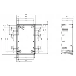 OBUDOWA PLASTIKOWA 114 X 70 X 63 Z16 JASNA