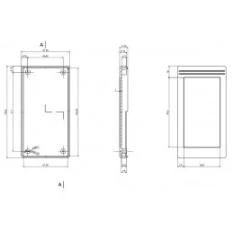 OBUDOWA PLASTIKOWA 129 X 68 X 20 Z34A CZARNA