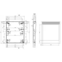 OBUDOWA PLASTIKOWA 143 X 119 X 32 Z28 CZARNA PEŁNA