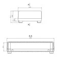 OBUDOWA PLASTIKOWA 169.7 X 84.8 X 36 Z38 JASNA