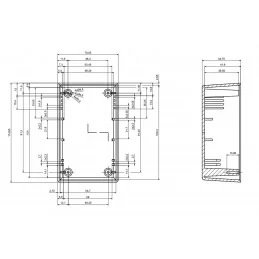 OBUDOWA PLASTIKOWA 114 X 70 X 63 Z16 CZARNA