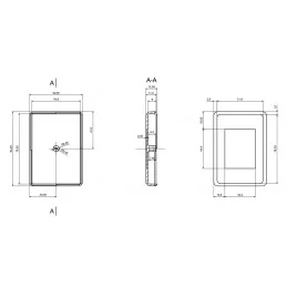 OBUDOWA PLASTIKOWA 84 X 59 X 22 Z23A CZERWONA