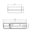 OBUDOWA PLASTIKOWA 110.6 X 66.3 X 27 Z32 CZARNA