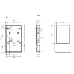 OBUDOWA PLASTIKOWA 110.6 X 66.3 X 27 Z32 CZARNA