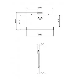 OBUDOWA PLASTIKOWA 110.6 X 66.3 X 27 Z32 CZARNA