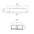 OBUDOWA PLASTIKOWA 84 X 59 X 30 Z23U CZARNA