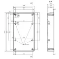 OBUDOWA PLASTIKOWA 154 X 84.5 X 42.5 Z78 NIEBIESKA