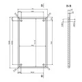 OBUDOWA PLASTIKOWA 124 X 71.5 X 38 Z77 CZERWONA