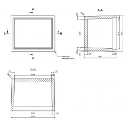 OBUDOWA PLASTIKOWA 20 X 16.3 X 14.6 Z81 ABS Z WIECZKIEM