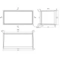 OBUDOWA PLASTIKOWA 46 X 22 X 22.5 Z84 ABS