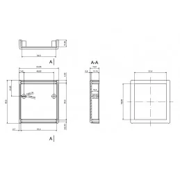 OBUDOWA PLASTIKOWA 69.3 X 63.3 X 29.1 Z67