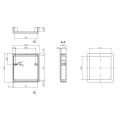 OBUDOWA PLASTIKOWA 69.3 X 63.3 X 29.1 Z67 JASNA